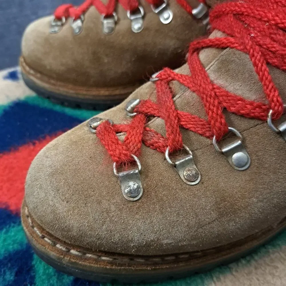 %Vintage MT 10 All-Leather Mountaineering Boots Men US 8.5 / D5
